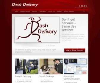 Dashdelivery.net(Regional Same and Next Day Courier) Screenshot
