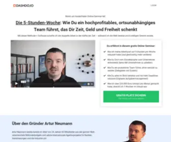 Dashdojo.com(Projektmanagement-Tool & Aufgabenverwaltung) Screenshot