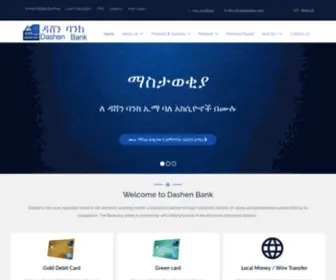 Dashenbanksc.com(Dashen Bank) Screenshot
