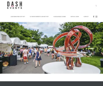 Dashevents.com(Art Festivals in CO and NM) Screenshot