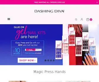 Dashingdiva.com(Dashing Diva USA Shop Magic Press) Screenshot