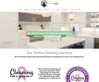 Dashingmaids.com(Denver House Cleaning Services) Screenshot