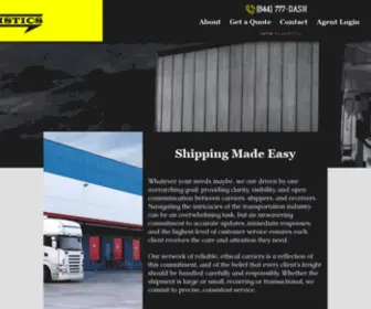 Dashlogisticsusa.com(Shipping Made Easy. Dash Logistics) Screenshot