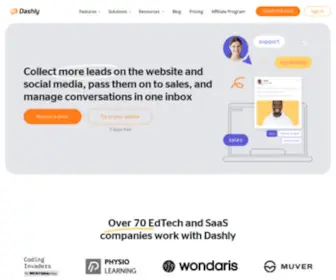 Dashly.io(Conversational Marketing Platform to increase sales from websites ) Screenshot