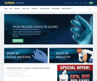 Dashmedical.com(DASH Medical Gloves) Screenshot