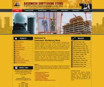 Dashmeshshuttering.com(Shuttering service) Screenshot