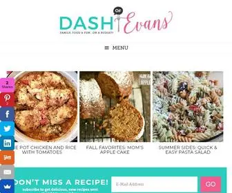 Dashofevans.com(Dash Of Evans) Screenshot