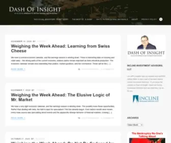 Dashofinsight.com(Dash of Insight) Screenshot