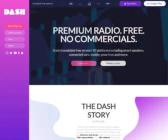 Dashradio.com(Dash Radio) Screenshot