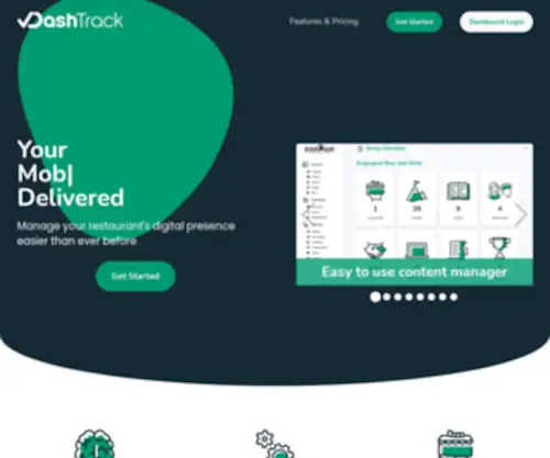 Dashtrack.com(The Restaurant Website & App Platform) Screenshot