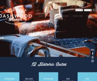 Dashwoodmanor.com(Dashwood Manor Seaside B&B) Screenshot