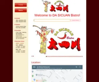 Dasichuanrestaurant.com(大四川) Screenshot