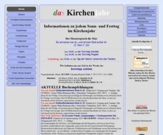 Daskirchenjahr.de(Das Kirchenjahr) Screenshot