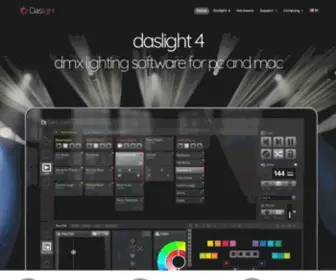 Daslight.com(Daslight Virtual Controller DMX Lighting Software) Screenshot