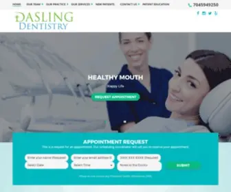 Daslingdentistry.com(DASling Dentistry) Screenshot