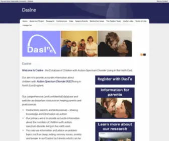 Daslne.org(Newcastle University) Screenshot