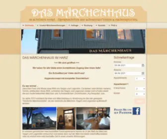 Dasmaerchenhaus.de(DAS MÄRCHENHAUS IM HARZ) Screenshot