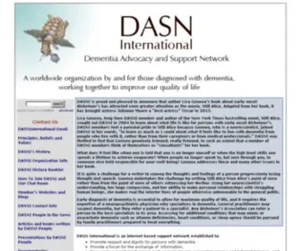 Dasninternational.org(Informasi Jaringan Advokasi dan Dukungan Demensia Internasional) Screenshot