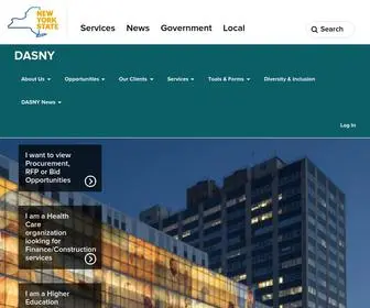 Dasny.org(The Dormitory Authority of the State of New York) Screenshot