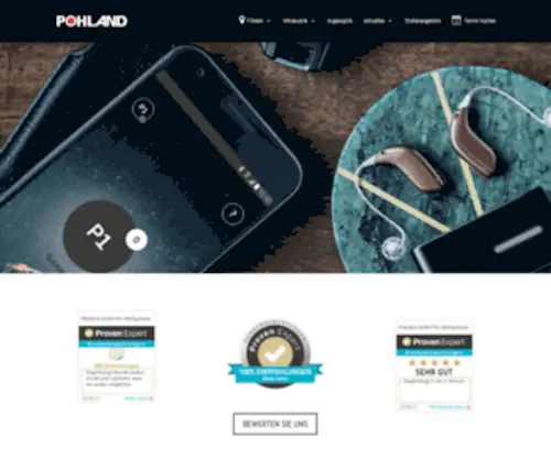 Dasohr.de(Hörgeräte in Kleve Pohland GmbH) Screenshot