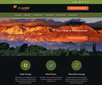 Dasolar.com(Find a solar panel installation expert to discover if solar power) Screenshot