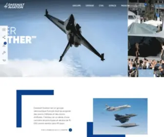 Dassault-Aviation.com(Dassault Aviation) Screenshot