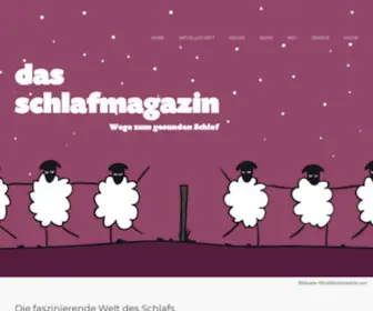 Dasschlafmagazin.de(Das Schlafmagazin) Screenshot