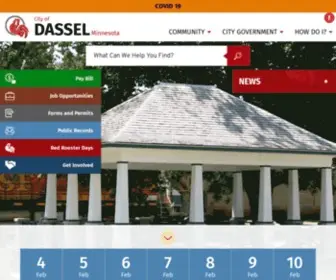 Dassel.com(City of Dassel Minnesota) Screenshot