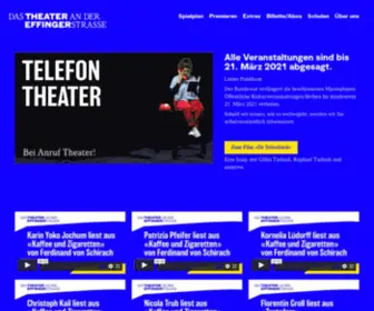 Dastheater-Effingerstr.ch(DAS THEATER AN DER EFFINGERSTRASSE) Screenshot