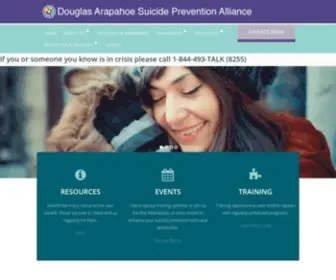 Dasuicideprevention.org(Douglas County Suicide Prevention Alliance Home) Screenshot