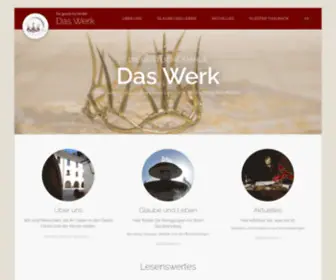 Daswerk-Fso.org(Die geistliche Familie "Das Werk") Screenshot