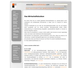 Daswirtschaftslexikon.com(Wirtschaftslexikon) Screenshot