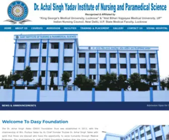 Dasyfoundation.com(Dr Achal Singh Yadav Institute) Screenshot