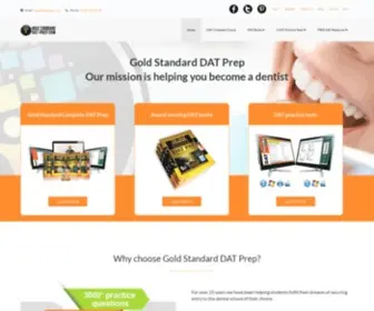 Dat-Prep.com(Gold Standard DAT Preparation (Dental Admission Test)) Screenshot