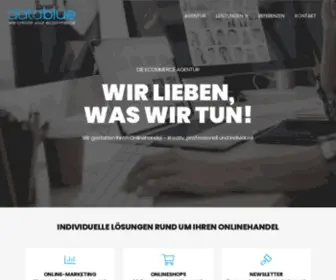 Data-Blue.de(ECommerce Agentur für digitale Transformation) Screenshot