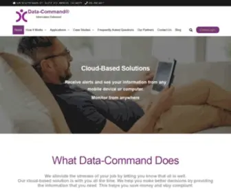 Data-Command.com(Data-Command® cloud-based remote monitoring solutions) Screenshot