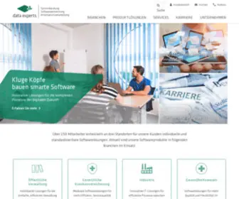 Data-Experts.de(Data experts ein IT Dienstleistungsunternehmen mit Erfahrung in groÃen + kleinen Projekten) Screenshot
