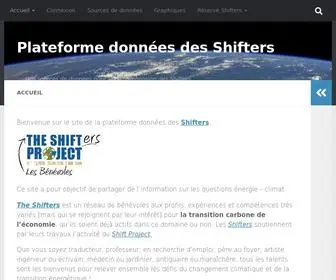 Data-FOR-Climate.fr(Plateforme données des Shifters) Screenshot