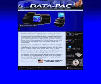 Data-PAC.com(Data-Pac Postage Meter Manufacturer) Screenshot