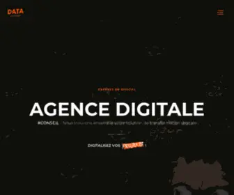 Data-Projekt.fr(Agence web experte en transformation digitale) Screenshot