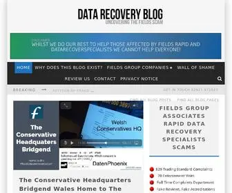 Data-Recovery-Blog.co.uk(The Fields Data Recovery Scam in 2020) Screenshot
