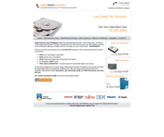 Data-Recovery-Philippines.com(Rapid Data Recovery Philippines) Screenshot