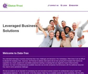 Data-Trax.com(Leveraged Business Solutions) Screenshot