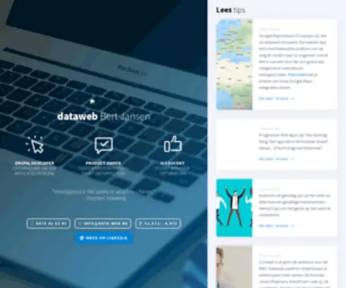 Data-WEB.be(Dataweb // Bert Jansen) Screenshot