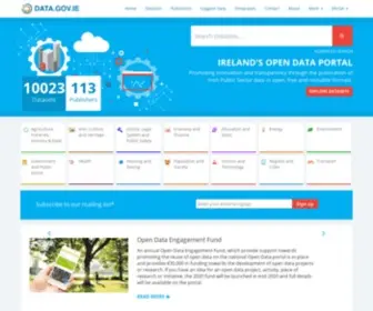 Data.gov.ie(Data) Screenshot