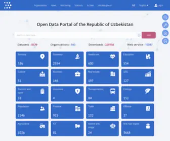 Data.gov.uz(Data) Screenshot