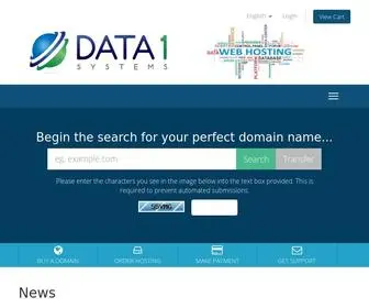 Data1SYstems.com(Portal Home) Screenshot