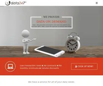 Data247.com(Data247. We provide real) Screenshot