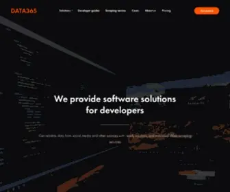 Data365.co(Social Media APIs for Developers) Screenshot