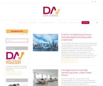 Dataagenda.de(Portal zum Datenschutzrecht) Screenshot